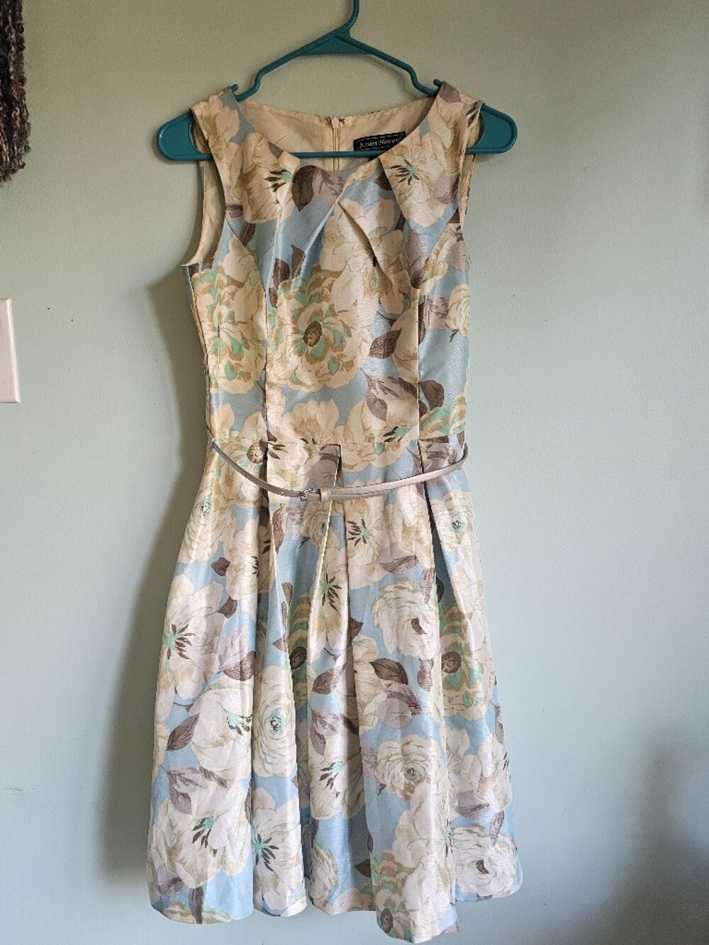 Jessica Howard Floral Tea Dress With Belt Size 6